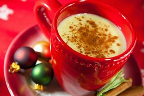 Spiked or not, eggnog is a very popular holiday treat for people of all ages. See more pictures of holiday noshes.