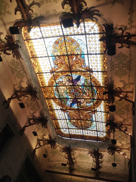 Sants town hall ceiling